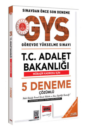 2025, Deneme Kitabı, Yargı Yayınları 9786253708276