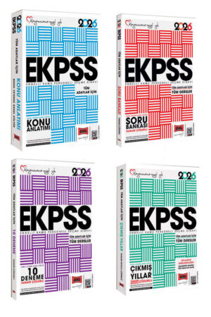 2026, Tüm Dersler, KPSS Kitap, Deneme Kitabı, Çıkmış Soru Kitabı, Yargı Yayınları 9999B1628