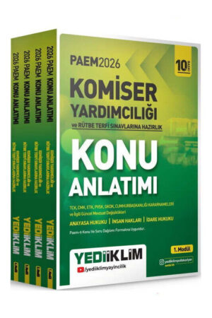 2026, Konu Kitabı, Yediiklim Yayınları 9786255781499