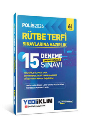 2026, Deneme Kitabı, Yediiklim Yayınları 9786255781505