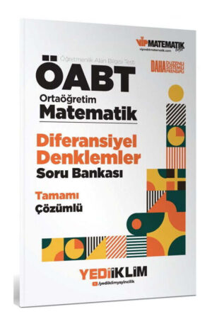 ÖABT Kitabı, Matematik Kitabı, Soru Kitabı, Yediiklim Yayınları 9786255781260