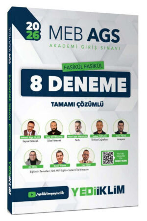 2026, Deneme Kitabı, Yediiklim Yayınları 9786255781307