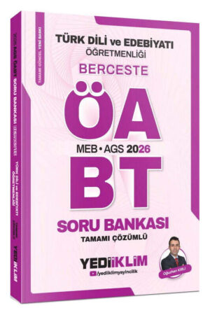 2026, ÖABT Kitabı, Soru Kitabı, Yediiklim Yayınları 9786255781048
