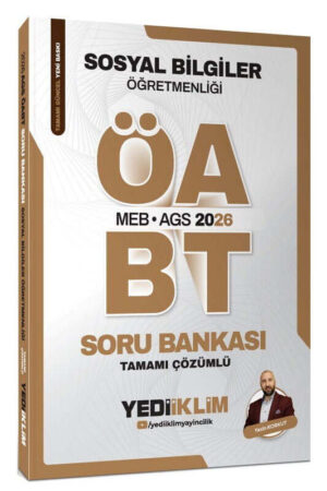 2026, ÖABT Kitabı, Sosyal Bilgiler Kitabı, Soru Kitabı, Yediiklim Yayınları 9786255781376