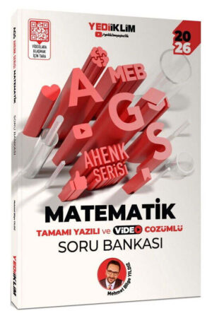 2026, Matematik Kitabı, Soru Kitabı, Yediiklim Yayınları 9786255836403