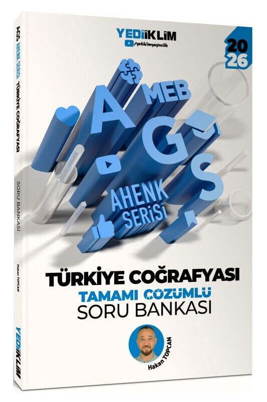 2026, Coğafya, Soru Kitabı, Yediiklim Yayınları 9786255836427