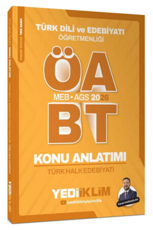 2026, ÖABT Kitabı, Konu Kitabı, Yediiklim Yayınları 9786255781109