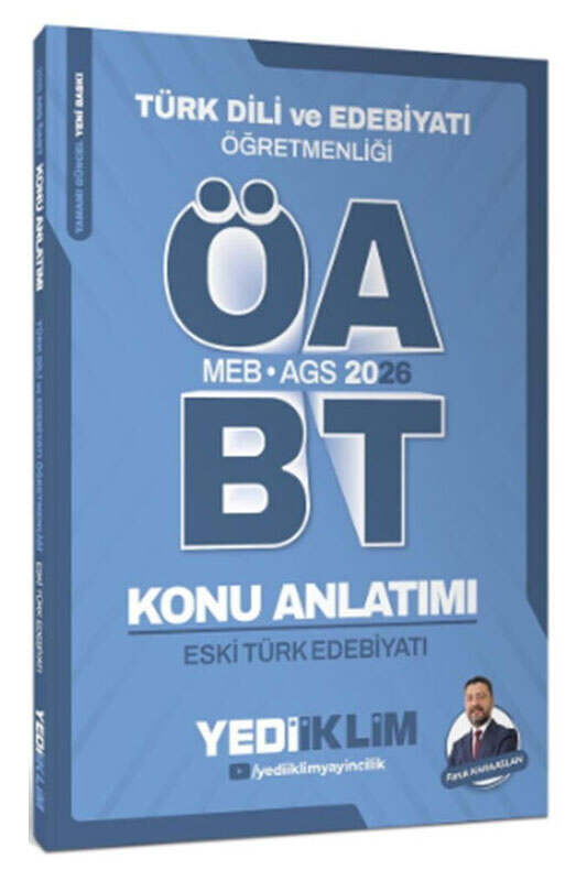 2026, ÖABT Kitabı, Konu Kitabı, Yediiklim Yayınları 9786255781116
