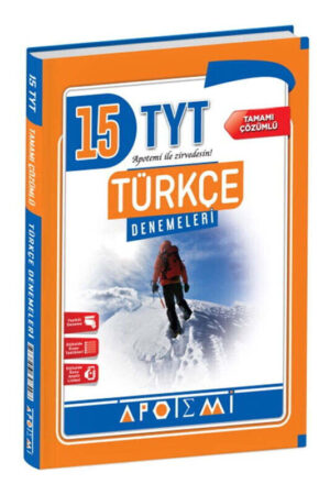 TYT Kitap, Türkçe, Deneme Kitabı, Apotemi Yayınları 9786256648548