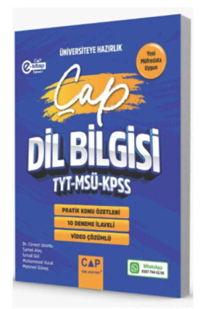 KPSS Kitap, TYT Kitap, Deneme Kitabı, Çap Yayınları 9786256040540