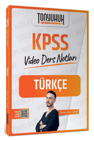 KPSS Kitap, Türkçe, Tonyukuk Yayıncılık 9786255781536