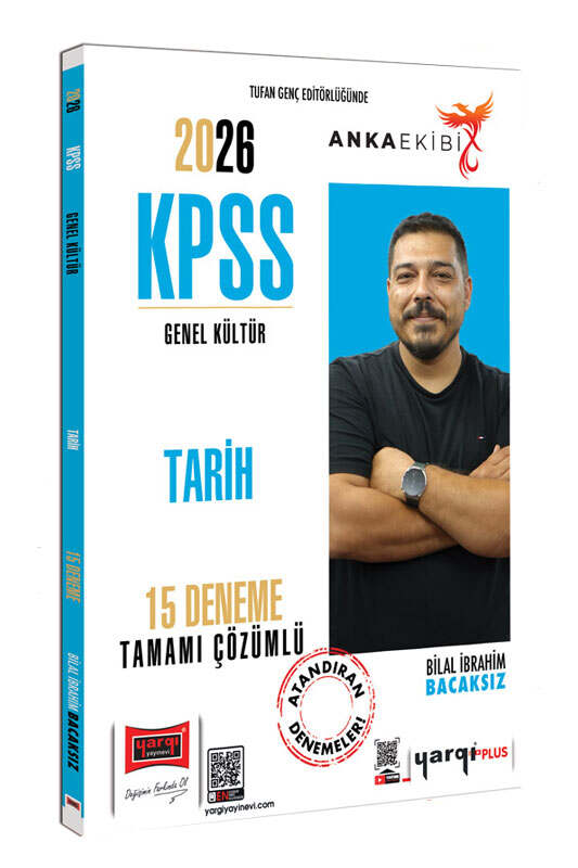 2026, KPSS Kitap, Tarih, Deneme Kitabı, Yargı Yayınları 9786253708177