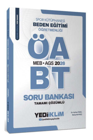 2026, ÖABT Kitabı, Soru Kitabı, Yediiklim Yayınları 9786255781635