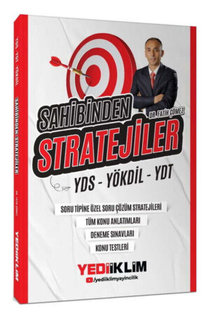 YDS Kitap, YÖKDİL Kitap, Yediiklim Yayınları 9786255781703