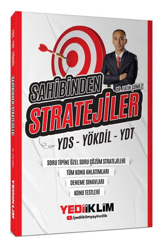 YDS Kitap, YÖKDİL Kitap, Yediiklim Yayınları 9786255781703