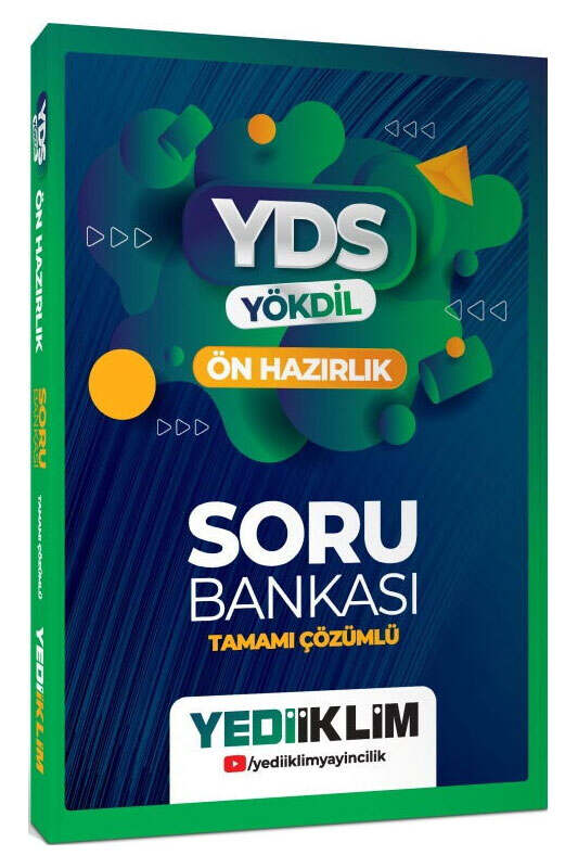 YDS Kitap, YÖKDİL Kitap, Soru Kitabı, Yediiklim Yayınları 9786255781741