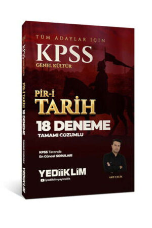 KPSS Kitap, Tarih, Deneme Kitabı, Yediiklim Yayınları 9786255781758