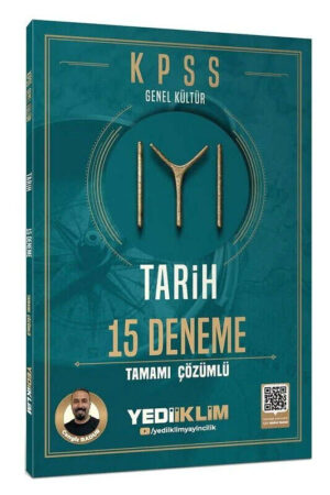 2026, KPSS Kitap, Tarih, Deneme Kitabı, Yediiklim Yayınları 9786255781550