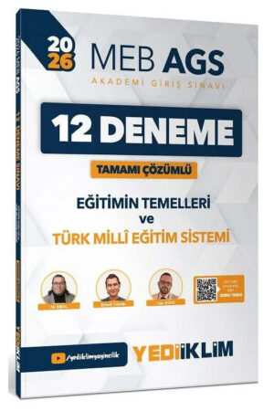 2026, Deneme Kitabı, Yediiklim Yayınları 9786255781314