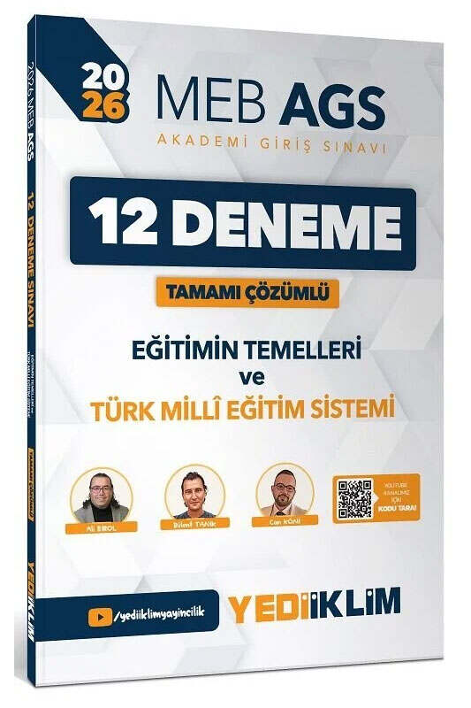 2026, Deneme Kitabı, Yediiklim Yayınları 9786255781314
