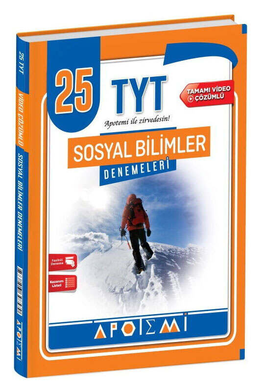 TYT Kitap, Deneme Kitabı, Apotemi Yayınları 9786256648579