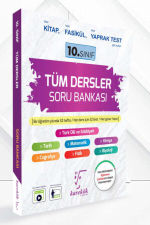 Tüm Dersler, Soru Kitabı, Karekök Yayınları 9786256180673