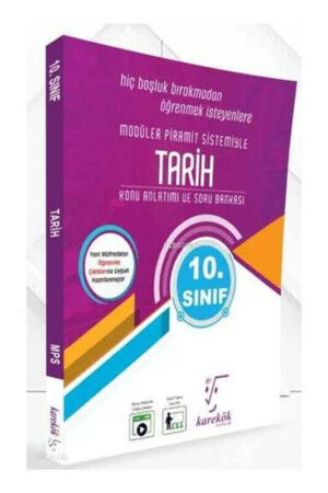 Tarih, Soru Kitabı, Konu Kitabı, Karekök Yayınları 9786256180659