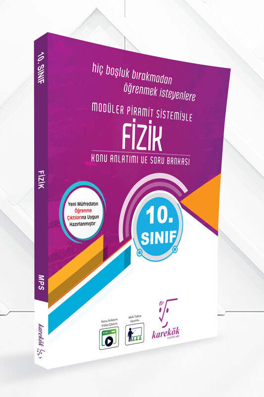 Fizik, Soru Kitabı, Konu Kitabı, Karekök Yayınları 9786256180734