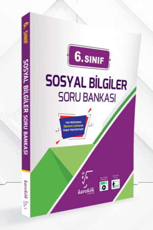 Sosyal Bilgiler Kitabı, Soru Kitabı, Karekök Yayınları 9786256180727