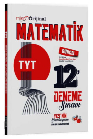 Matematik Kitabı, TYT Kitap, Deneme Kitabı, Mikro Orijinal Yayınları 9786255708182