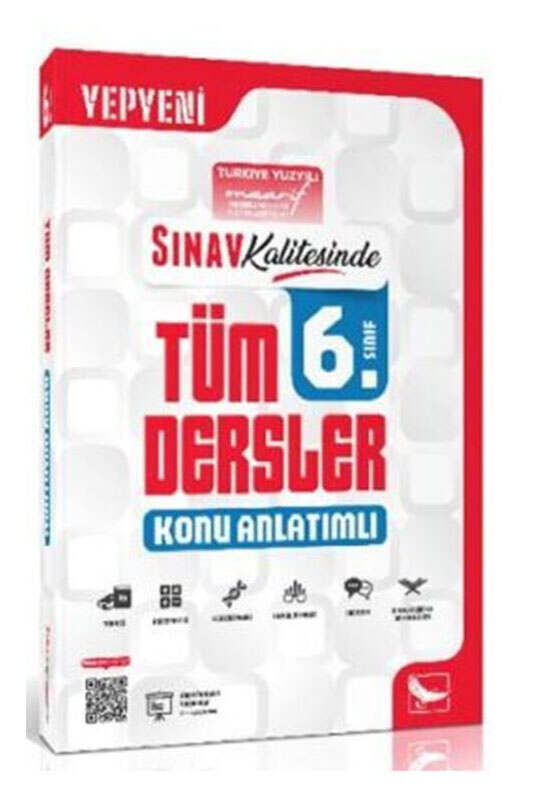 Tüm Dersler, Konu Kitabı, Sınav Yayınları 9786256193598