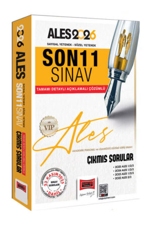 2025, 2026, ALES Kitap, Çıkmış Soru Kitabı, Yargı Yayınları 9786253709051