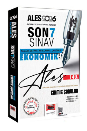 2026, ALES Kitap, Çıkmış Soru Kitabı, Yargı Yayınları 9786253709075