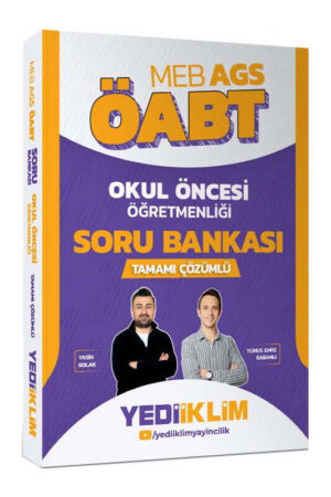 ÖABT Kitabı, Soru Kitabı, Yediiklim Yayınları 9786255781857