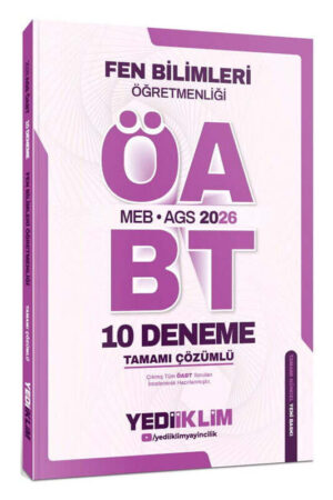 2026, Deneme Kitabı, Yediiklim Yayınları 9786255781987