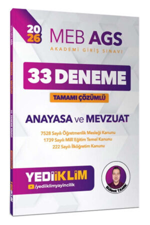 2026, Deneme Kitabı, Yediiklim Yayınları 9786255781840