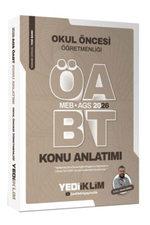 ÖABT Kitabı, Konu Kitabı, Yediiklim Yayınları 9786255781970
