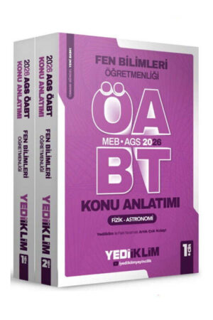 2026, ÖABT Kitabı, Konu Kitabı, Yediiklim Yayınları 9786255781918