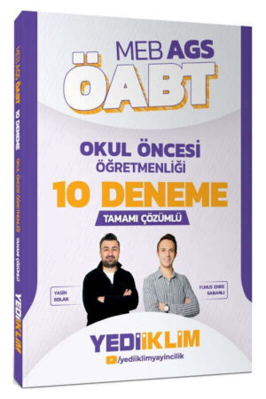 ÖABT Kitabı, Deneme Kitabı, Yediiklim Yayınları 9786255781864