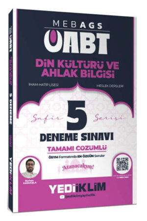 ÖABT Kitabı, Deneme Kitabı, Yediiklim Yayınları 9786255781833