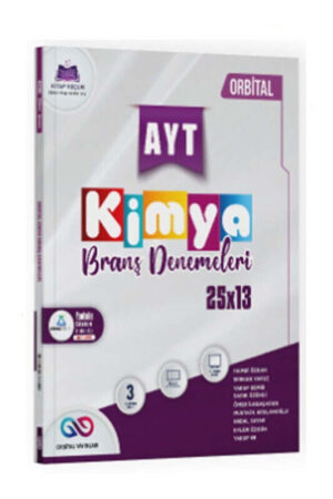 AYT Kitap, Kimya, Deneme Kitabı, Orbital Yayınları 9786259677842