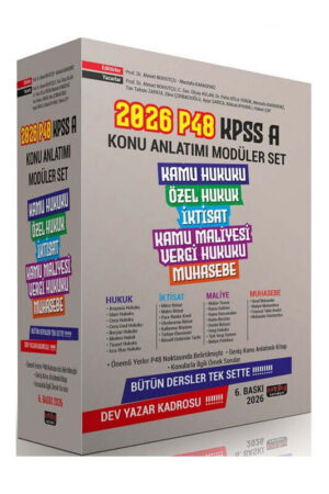 2026, Tüm Dersler, KPSS Kitap, Konu Kitabı, Savaş Yayınevi 9786258701012