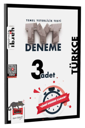 TYT Kitap, Türkçe, Deneme Kitabı, Yargı Yayınları 9786253709242