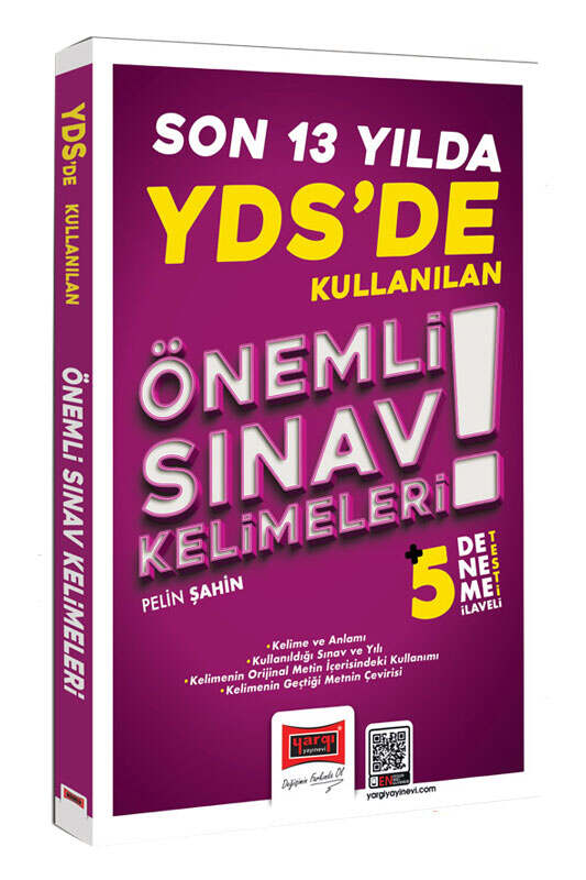 YDS Kitap, Yargı Yayınları 9786253709105