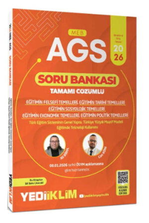 2026, Soru Kitabı, Yediiklim Yayınları 9786258537192