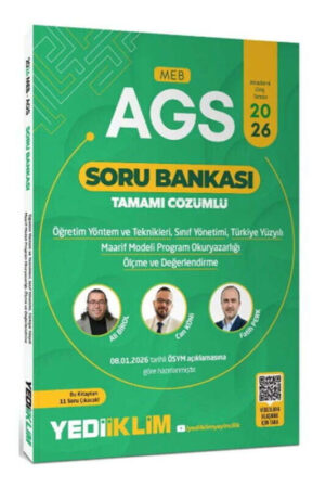 2026, Eğitim Bilimleri, Soru Kitabı, Yediiklim Yayınları 9786258537178