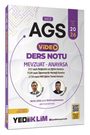 2026, Yediiklim Yayınları 9786258537222