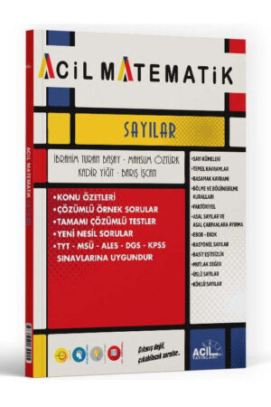 Matematik Kitabı, Acil Yayınları 9786257134415