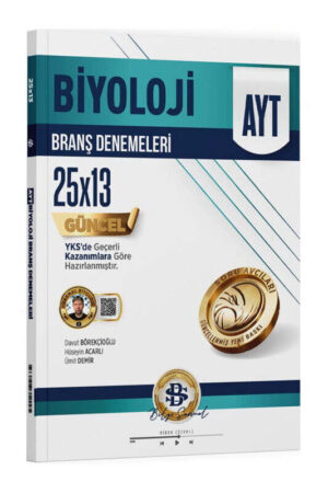 Biyoloji Kitabı, AYT Kitap, Deneme Kitabı, Bilgi Sarmal Yayınları 9786256712225