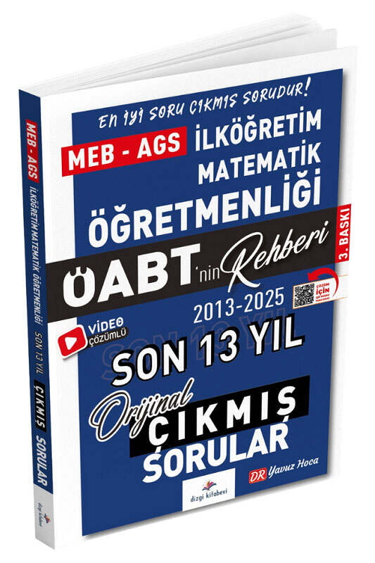 2026, ÖABT Kitabı, Matematik Kitabı, Çıkmış Soru Kitabı, Dizgi Kitap Yayınları 9786255843692